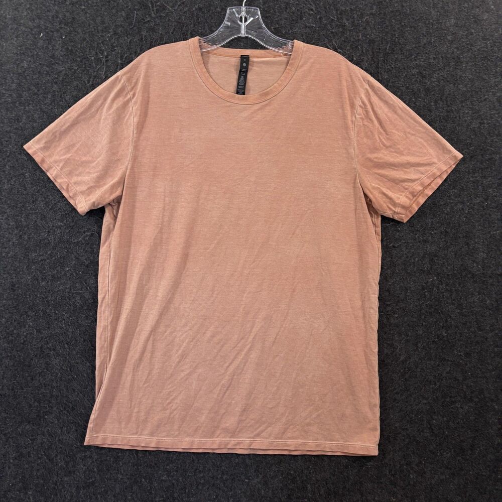 Lululemon Fundamental Shirt Men's Medium Breeze Dye Desert Sun Pima Cotton